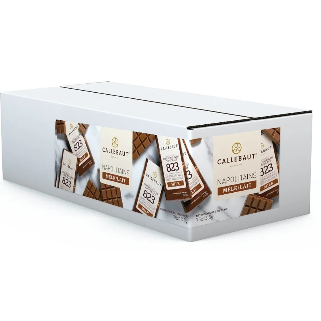 Callebaut Napolitains Repen Melk (75x13,5g)* Chocolade