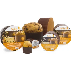 Decora Canasta/Panettone Bakvorm Ø15x11(h) cm 5 stuks* Bakvormen Papier