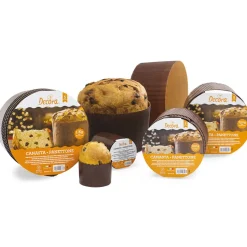 Decora Canasta/Panettone Bakvorm Ø16x11(h) cm 5 stuks* Bakvormen Papier