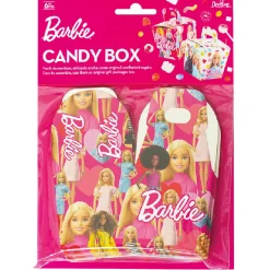 Decora Candy Box Barbie 7x7x8cm 6st*** Taartdozen
