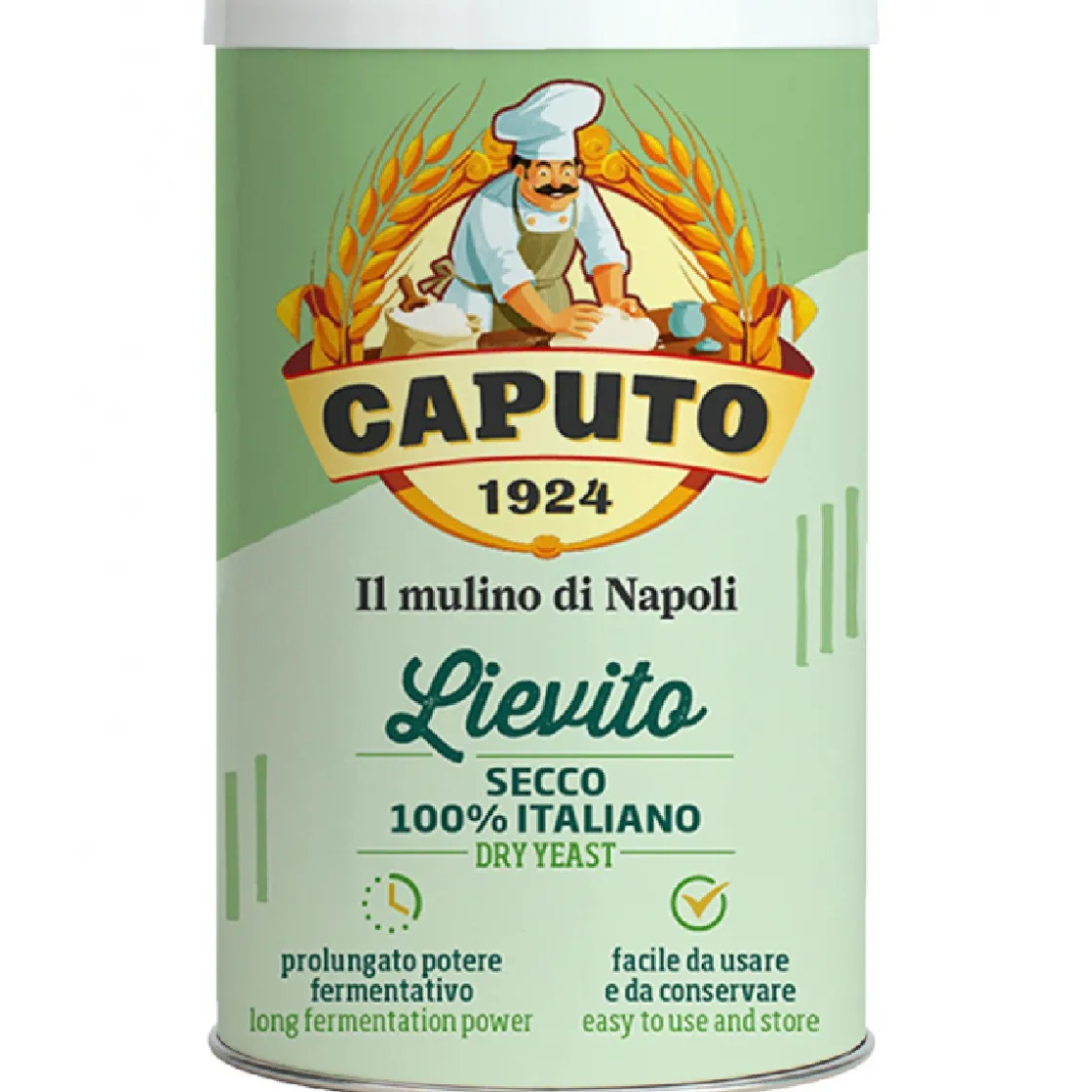 Caputo Italiaanse Droge Gist 100g* Hulpstoffen