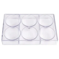 Chocolate World Chocolade Holvorm Halve Bol (6x) Ø80mm* Hol Vormen