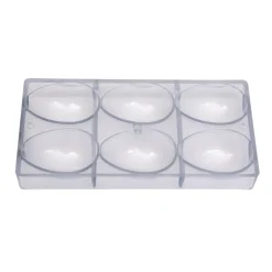 Chocolate World Chocolade Holvorm Ei Facet (6x) 86x56x30mm* Hol Vormen