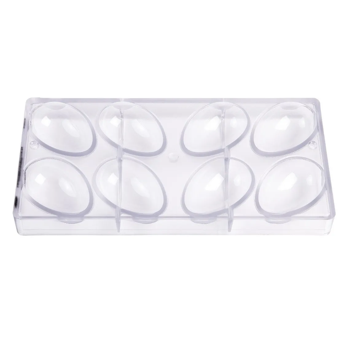 Chocolate World Chocolade Holvorm Glad Ei (8x) 70x47x25mm* Hol Vormen