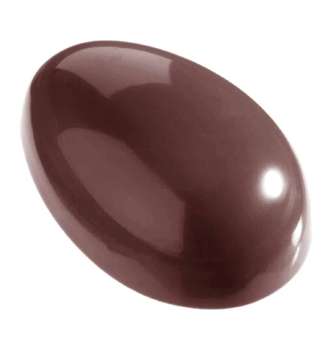 Chocolate World Chocolade Holvorm Glad Ei (8x) 70x47x25mm* Hol Vormen