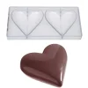 Chocolate World Chocolade Holvorm Hart (2x) 119x104x23mm* Hol Vormen