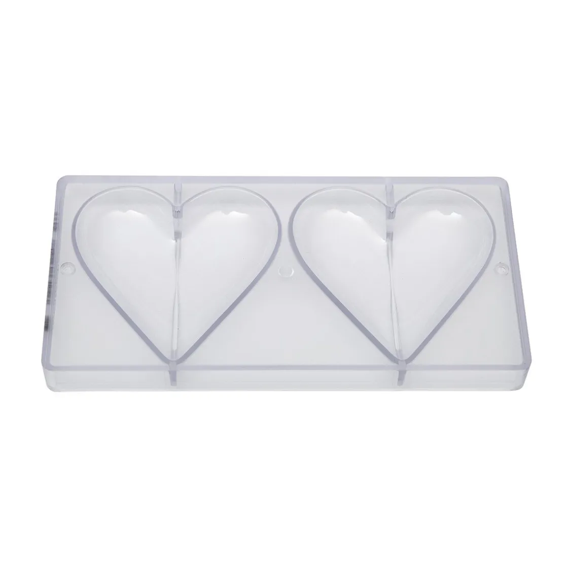 Chocolate World Chocolade Holvorm Hart (2x) 119x104x23mm* Hol Vormen