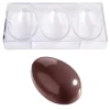 Chocolate World Chocolade Holvorm Glad Ei (3x) 118x77x40mm* Hol Vormen
