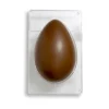Decora Chocolade Holvorm Half-Ei Glad 135x205mm* Hol Vormen