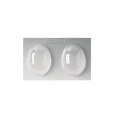 Martellato Chocolade Holvorm Pasen Half-Ei Glad (2x) 14x10x5cm.* Hol Vormen
