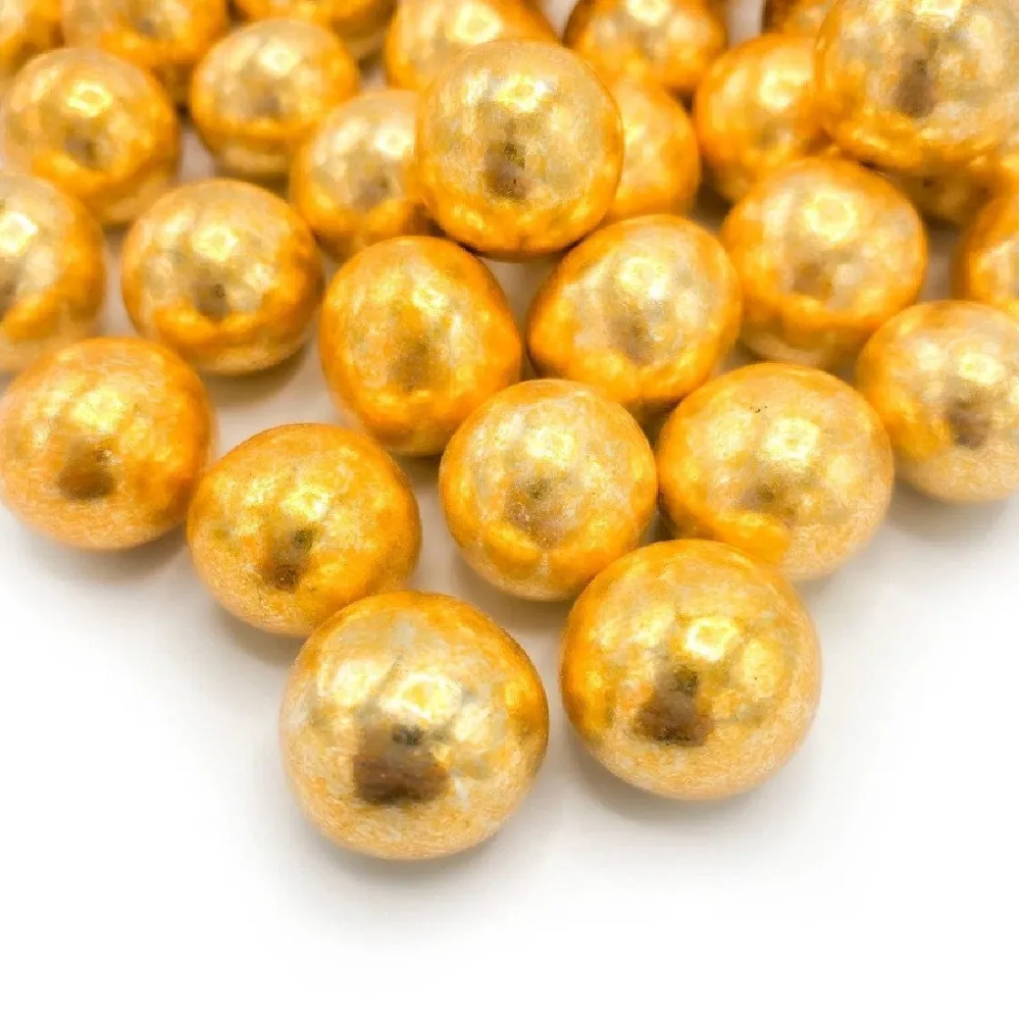 Happy Sprinkles Chocolade Parels XXL Vintage Gold 500g* Chocolade Decoraties|Chocolade Decoraties
