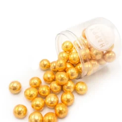 Happy Sprinkles Chocolade Parels XXL Vintage Gold 130g* Chocolade Decoraties|Chocolade Decoraties