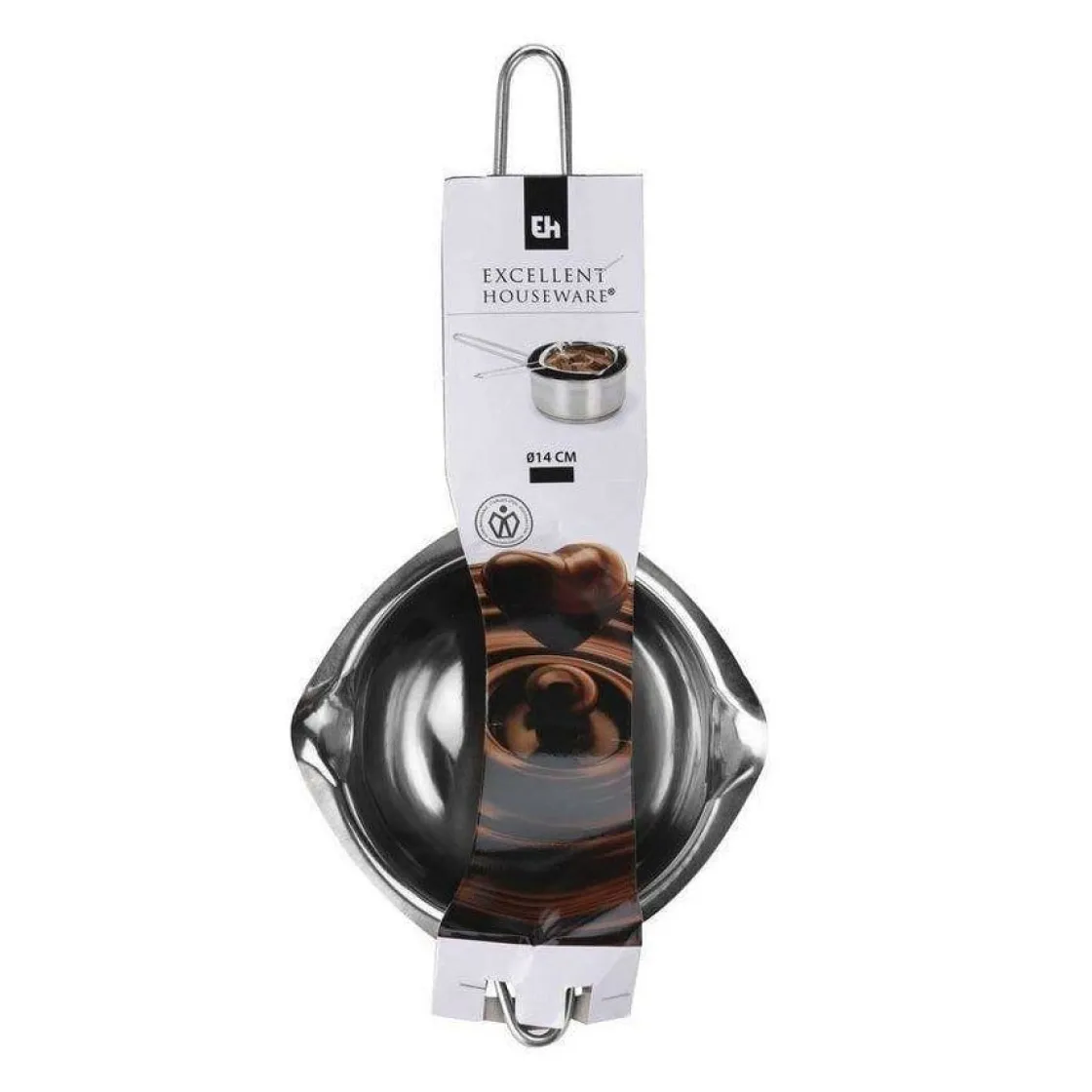 Overig Chocolade Smeltpan RVS Ø14cm* Couverture Smeltbakken