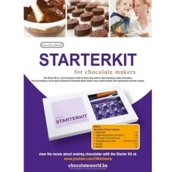 Chocolate World Chocolade Starterskit 6-delig* Vorkjes, Rekjes En Toebehoren