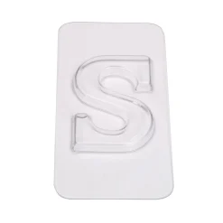 Overig Chocoladebloklettervorm 100 gr. Letter S* Cijfer En Letter Vormen
