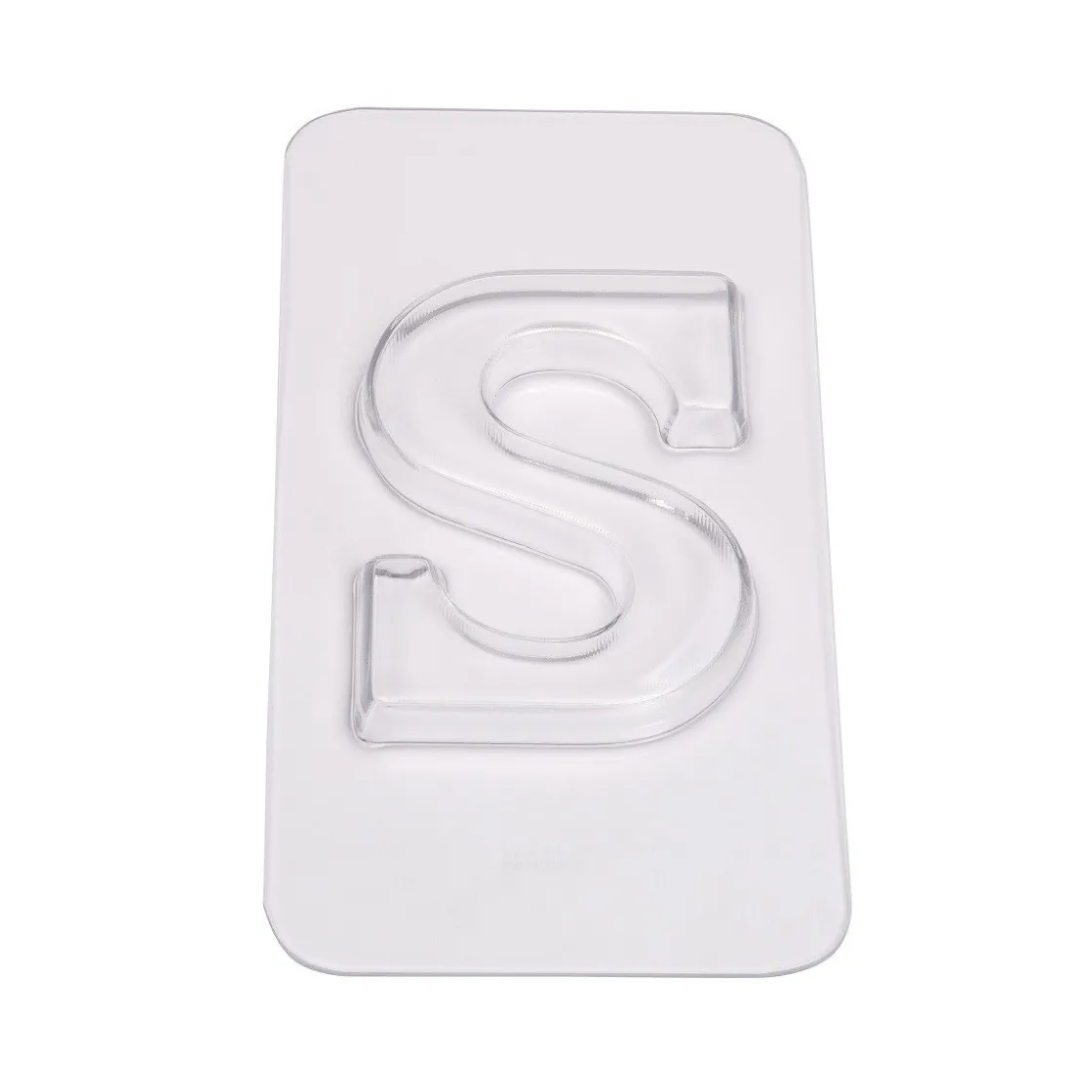 Overig Chocoladebloklettervorm 100 gr. Letter S* Cijfer En Letter Vormen