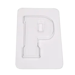 Overig Chocoladebloklettervorm 200 gr. Letter P* Cijfer En Letter Vormen