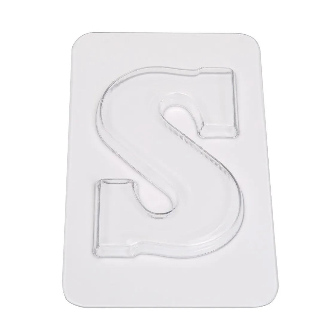 Overig Chocoladebloklettervorm 200 gr. Letter S* Cijfer En Letter Vormen