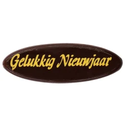 Overig Chocoladedecoratie Gelukkig Nieuwjaar 300 stuks* Smaakstrips En Schildjes|Figuur Decoraties