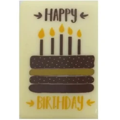 Overig Chocoladedecoratie Happy Birthday 50st.* Chocolade Decoraties|Chocolade Decoraties