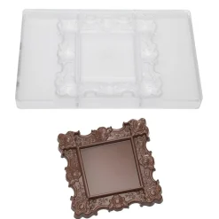 Chocolate World Chocolademal Barok Kader 15,6x15,6cm* Figuur Mallen