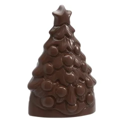 Chocolate World Chocolademal Kerstboom (4x) 90x59x24,5mm* Figuur Mallen