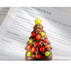 Chocolate World Chocolademal Kerstboom (4x) 90x59x24,5mm* Figuur Mallen