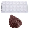 Chocolate World Chocolademal Kerstboom (21x) 40x30x15mm* Figuur Mallen
