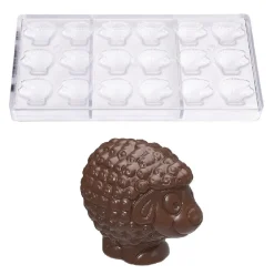 Chocolate World Chocolademal Schaap (18x) 37,5x32x12,5mm* Figuur Mallen