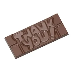 Chocolate World Chocolademal Tablet Thank You (4x) 118x50mm* Tabletten En Repen Vormen