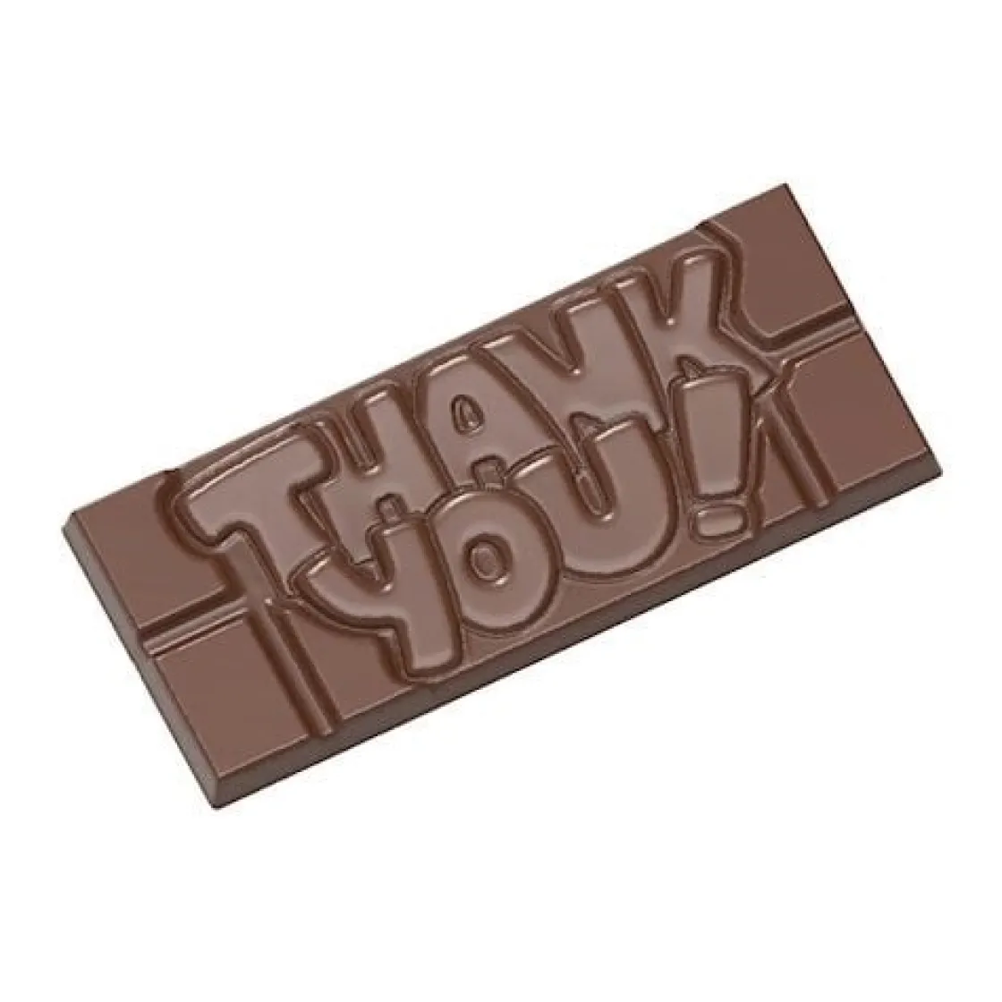 Chocolate World Chocolademal Tablet Thank You (4x) 118x50mm* Tabletten En Repen Vormen