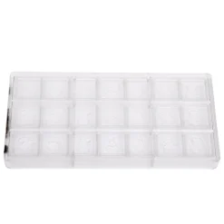 Chocolate World Chocolademal Kerst Ass. (21x) 31x10mm* Figuur Mallen