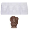 Chocolate World Chocolademal Kerstman (4x) 84x60x36mm* Figuur Mallen