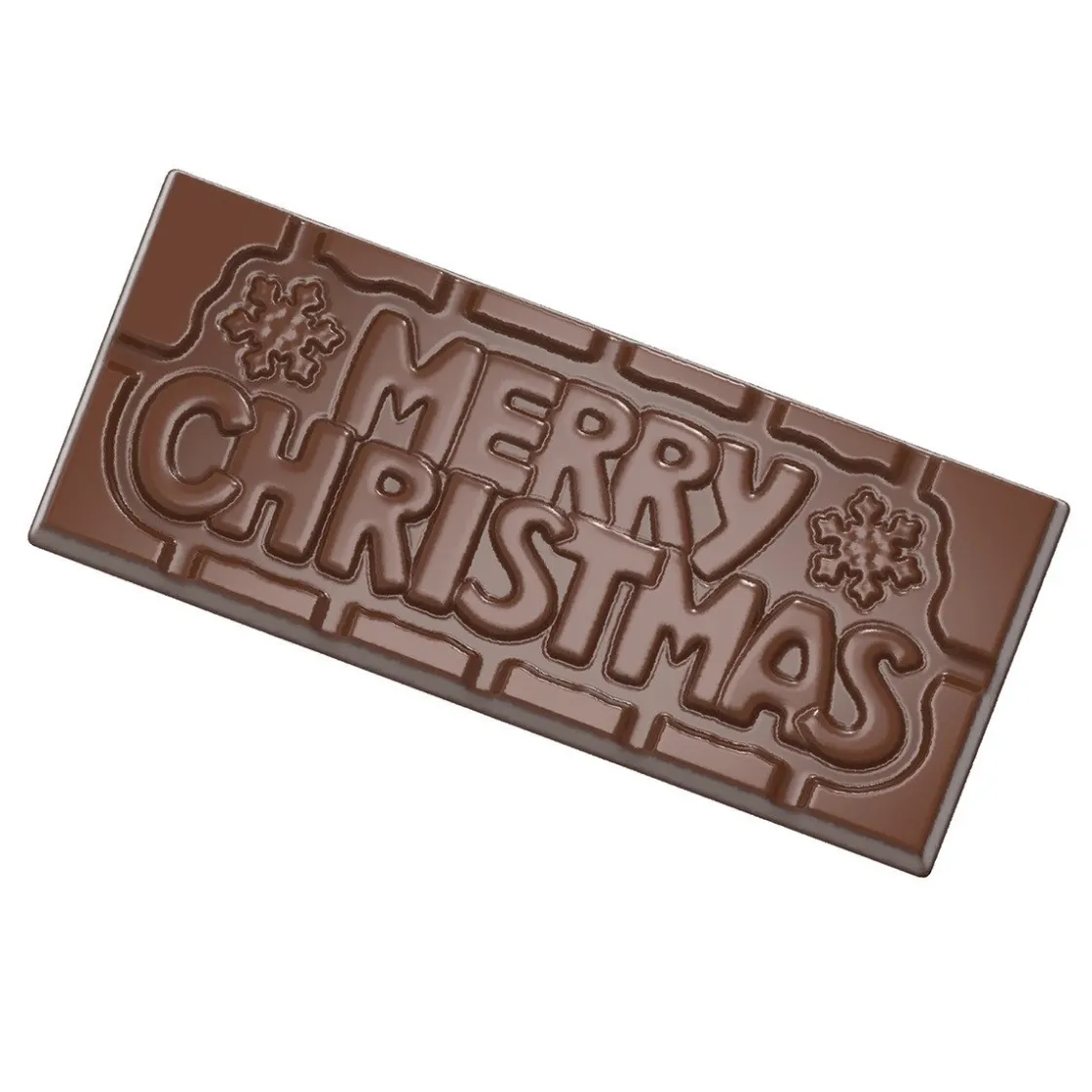 Chocolate World Chocolademal Tablet Merry Christmas (4x)* Tabletten En Repen Vormen