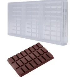 Chocolate World Chocolademal Tablet (3x) 124x77x20mm Dubai* Tabletten En Repen Vormen