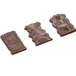 Chocolate World Chocolademal Vintage (12x) 53x36x3mm* Figuur Mallen