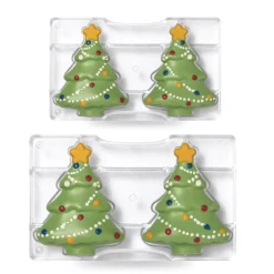 Decora Chocolademal Kerstboom (2x) 85x105 mm* Figuur Mallen