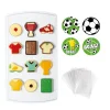 Decora Chocolademal Kit Voetbal (12) (Incl. zakjes en stickers)* Figuur Mallen