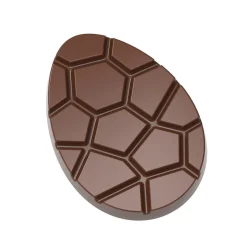 Chocolate World Chocolademal Paasei Karak (21x) 40x29x5mm* Tabletten En Repen Vormen