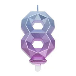 Overig Cijferkaars Geo Galaxy #8*** Kaarsjes En Vuurwerk