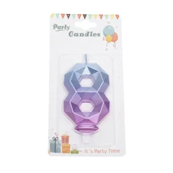 Overig Cijferkaars Geo Galaxy #8*** Kaarsjes En Vuurwerk