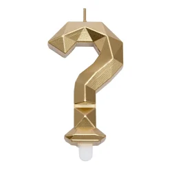 Overig Cijferkaars Geo Goud #Vraagteken?*** Kaarsjes En Vuurwerk