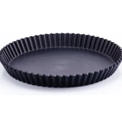 Clean Baking Products CleanBaking Kunststof Vlaaipan Gekarteld Ø18,5cm* Ronde Bakvormen