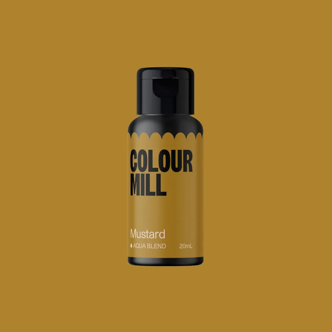 Colour Mill Aqua Blend Kleurstof Mustard 20ml*** Vloeibare Kleurstoffen|Gel Kleurstoffen