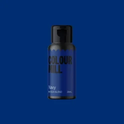 Colour Mill Aqua Blend Kleurstof Navy 20ml*** Vloeibare Kleurstoffen|Gel Kleurstoffen