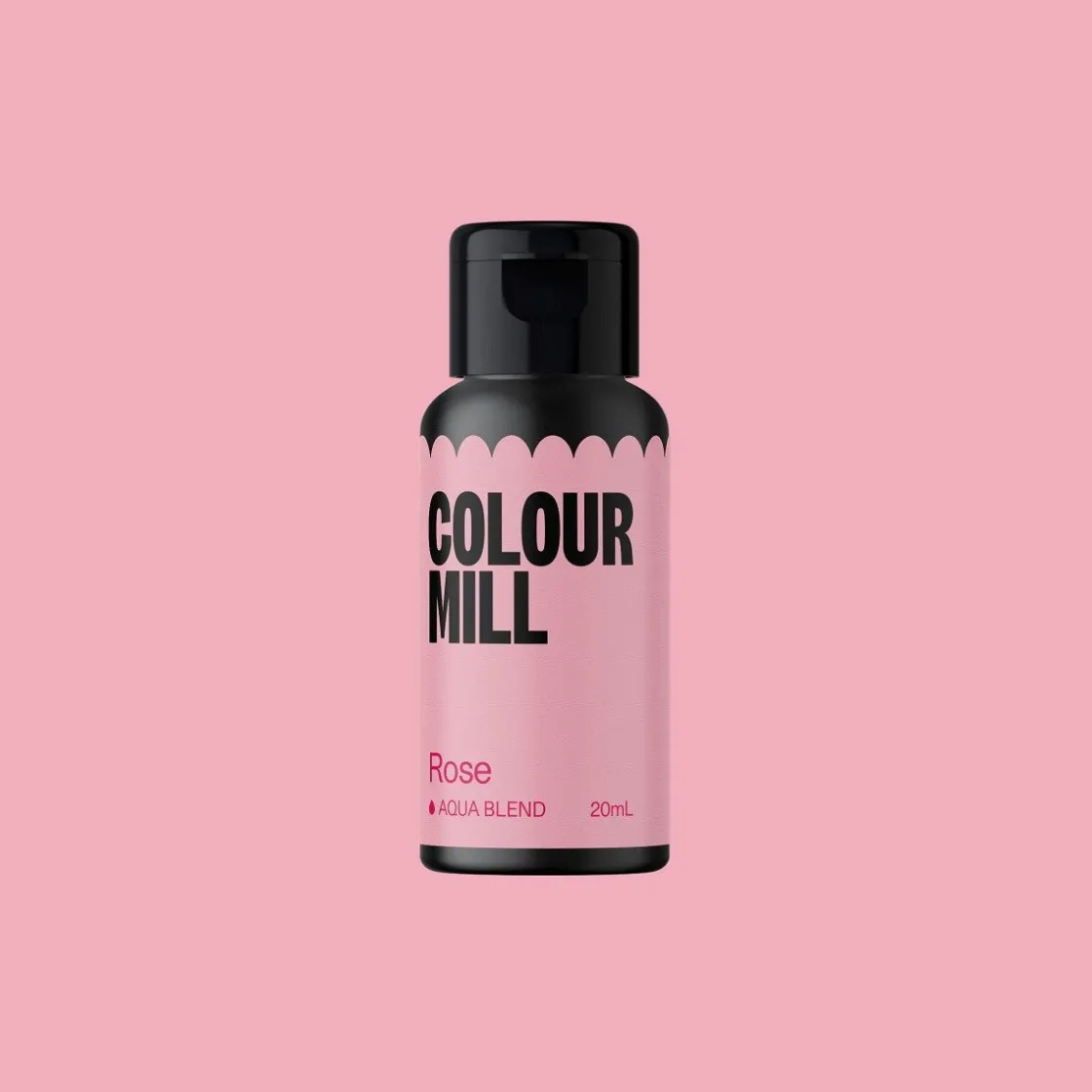 Colour Mill Aqua Blend Kleurstof Rose 20ml*** Vloeibare Kleurstoffen|Gel Kleurstoffen