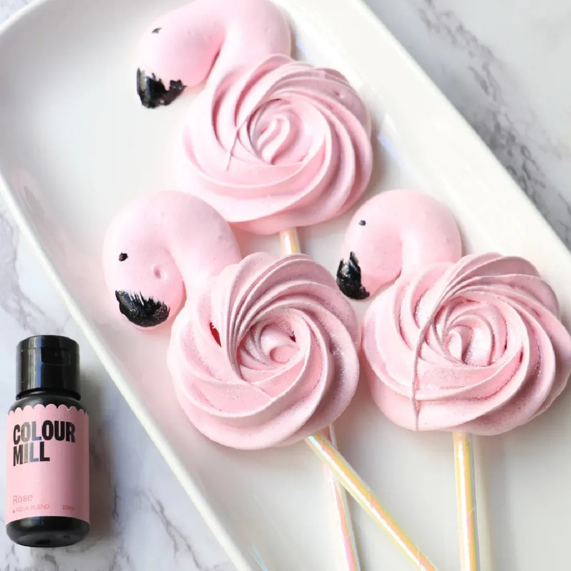 Colour Mill Aqua Blend Kleurstof Rose 20ml*** Vloeibare Kleurstoffen|Gel Kleurstoffen