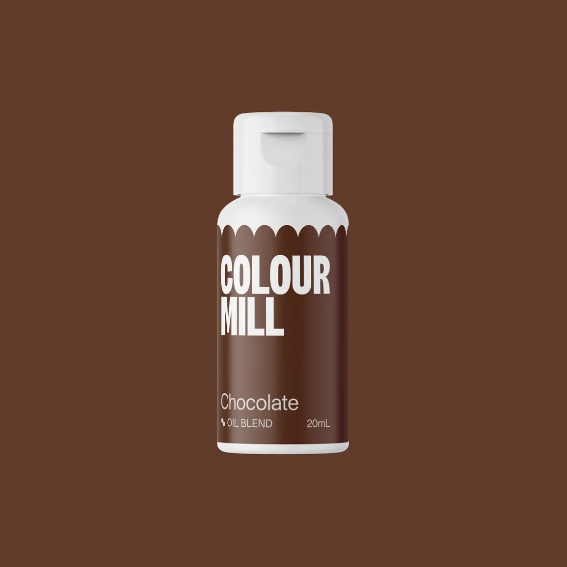 Colour Mill Kleurstof Oil Blend Chocolate 20ml* Chocolade Kleurstoffen|Vloeibare Kleurstoffen