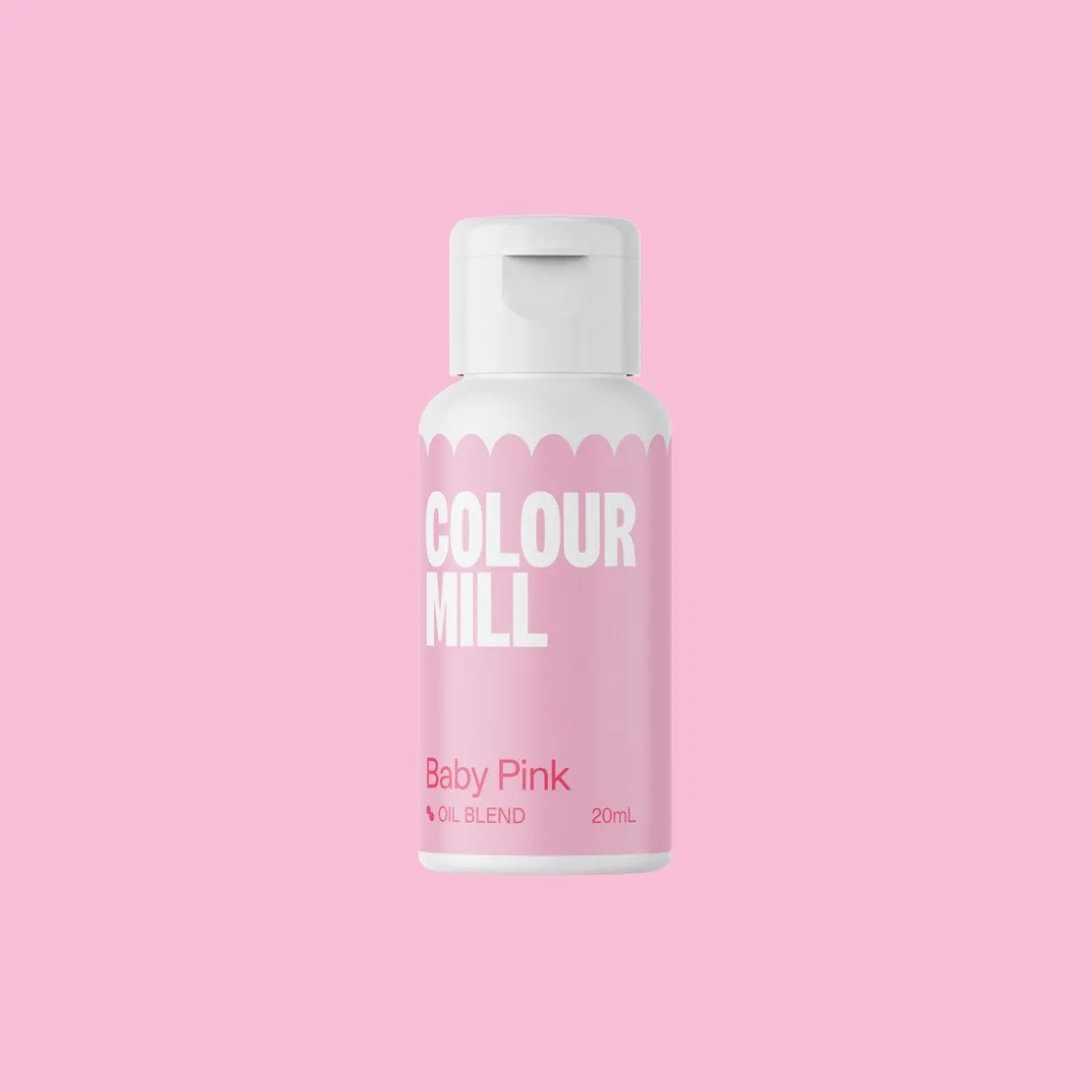 Colour Mill Kleurstof Oil Blend Baby Pink 20ml* Chocolade Kleurstoffen|Vloeibare Kleurstoffen