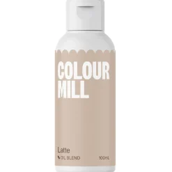 Colour Mill Kleurstof Oil Blend Latte 100ml* Chocolade Kleurstoffen|Vloeibare Kleurstoffen